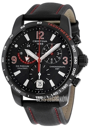 Certina DS Podium Czarny/Skóra Ø42 mm C001.639.16.057.02