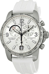 Certina DS Podium Chrono Srebrny/Guma Ø42 mm C001.639.97.037.00