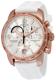 Certina DS Podium Chrono Srebrny/Guma Ø42 mm C001.639.97.037.01