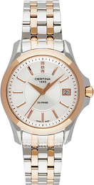 Certina DS Prime Srebrny/Stal w kolorze różowego złota Ø32 mm C004.210.22.036.00