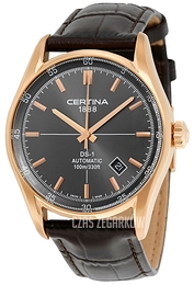 Certina DS 1 Automatic Szary/Skóra Ø39 mm C006.407.36.081.00