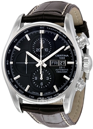 Certina DS 1 Czarny/Skóra Ø43 mm C006.414.16.051.00