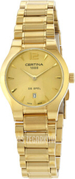Certina DS Spel Szampański/Stal w odcieniu złota Ø30 mm C012.209.33.027.00
