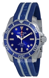 Certina DS Action Niebieski/Guma Ø43.2 mm C013.407.17.041.00
