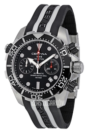 Certina DS Action Czarny/Guma Ø45.2 mm C013.427.17.051.00