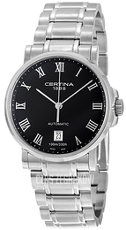 Certina DS Caimano Czarny/Stal Ø38 mm C017.407.11.053.00