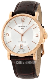 Certina DS Caimano Srebrny/Skóra Ø38 mm C017.407.36.037.00