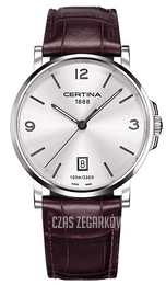 Certina Gent Srebrny/Skóra Ø38 mm C017.410.16.037.00_brown