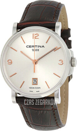 Certina DS Caimano Gent Srebrny/Skóra Ø38 mm C017.410.16.037.01