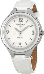 Certina DS Queen Biały/Skóra Ø36 mm C018.210.16.017.00