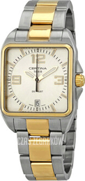 Certina DS Trust Srebrny/Stal w odcieniu złota 34x34 mm C019.510.22.037.00