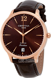 Certina DS Dream Brązowy/Skóra Ø38 mm C021.810.36.297.00