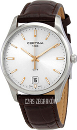 Certina DS 4 Srebrny/Skóra Ø40 mm C022.610.16.031.01