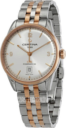 Certina Automatik DS Srebrny/Stal w odcieniu złota Ø40 mm C026.407.22.037.00