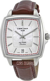 Certina DS Prime Biały/Skóra C028.310.16.426.00