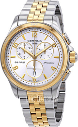 Certina DS First Srebrny/Stal Ø38 mm C030.217.22.037.00
