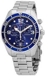 Certina DS Action Niebieski/Stal Ø43 mm C032.434.11.047.00