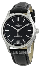 Certina DS 8 Czarny/Skóra Ø31 mm C033.207.16.051.00