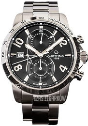 Certina DS Podium Czarny/Stal Ø44 mm C034.427.11.057.00