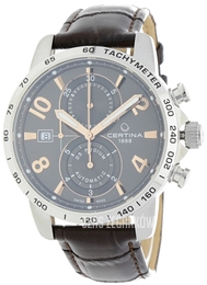 Certina DS Podium Szary/Skóra Ø44 mm C034.427.16.087.01