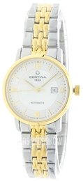 Certina DS Caimano Srebrny/Pozlacana Ø29 mm C035.007.22.117.02