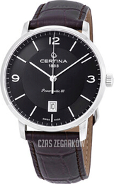 Certina Ds Caimano Czarny/Skóra Ø39 mm C035.407.16.057.00