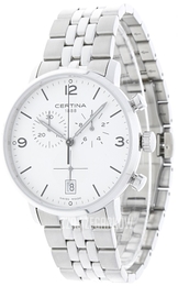 Certina DS Caimano Biały/Stal Ø42 mm C035.417.11.037.00