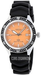 Certina Ds Super Ph500M Pomarańczowy/Guma Ø42.8 mm C037.407.17.280.10