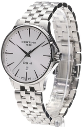 Certina Ds 8 Srebrny/Stal Ø40 mm C045.410.11.011.00