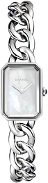 Chanel Premiere Biały/Stal 16x22 mm H3249