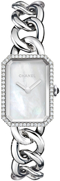 Chanel Premiere Biały/Stal 20x28 mm H3255