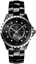 Chanel J12 Czarny/Czeramiczna Ø36.5 mm H4344
