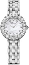 Chopard Diamond Hour Biały/18 karatowe białe złoto Ø26 mm 10A178-1606