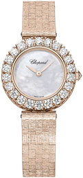 Chopard Diamond Hour Biały/18 karatowe różowe złoto Ø26 mm 10A178-5101
