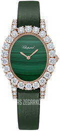 Chopard Diamond Hour Zielony/Satyna Ø29.4 mm 139384-5011