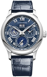 Chopard L.U.C Niebieski/Skóra Ø43 mm 161927-9001