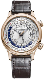 Chopard L.U.C Srebrny/Skóra Ø42 mm 161942-5001