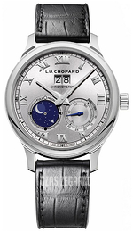 Chopard L.U.C Srebrny/Skóra Ø42 mm 161969-1001