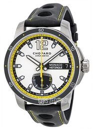 Chopard Grand Prix de Monaco Historique Srebrny/Skóra Ø44.5 mm 168569-3001