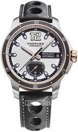 Chopard Grand Prix de Monaco Historique Srebrny/Skóra Ø44.5 mm 168569-9001