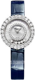 Chopard Happy Diamonds Biały/Skóra Ø28.6 mm 205369-1001