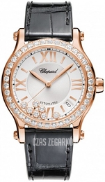 Chopard Happy Sport Biały/Skóra Ø36 mm 274808-5003