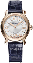 Chopard Happy Sport Srebrny/Skóra Ø33 mm 275378-5001