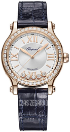 Chopard Happy Sport Srebrny/Skóra Ø33 mm 275378-5003