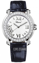 Chopard Happy Sport Biały/Skóra Ø36 mm 278475-3037