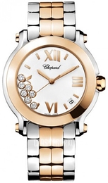 Chopard Happy Sport Biały/Stal Ø36 mm 278488-9001
