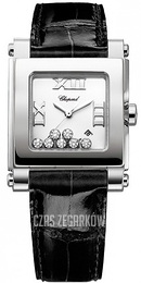 Chopard Happy Sport Biały/Skóra Ø30 mm 278495-3001