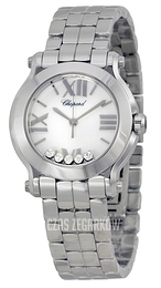 Chopard Happy Sport Biały/Stal Ø30 mm 278509-3002