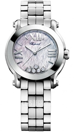 Chopard Happy Sport Biały/Stal Ø30 mm 278509-3006