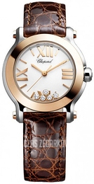 Chopard Happy Sport Biały/Skóra Ø30 mm 278509-6001